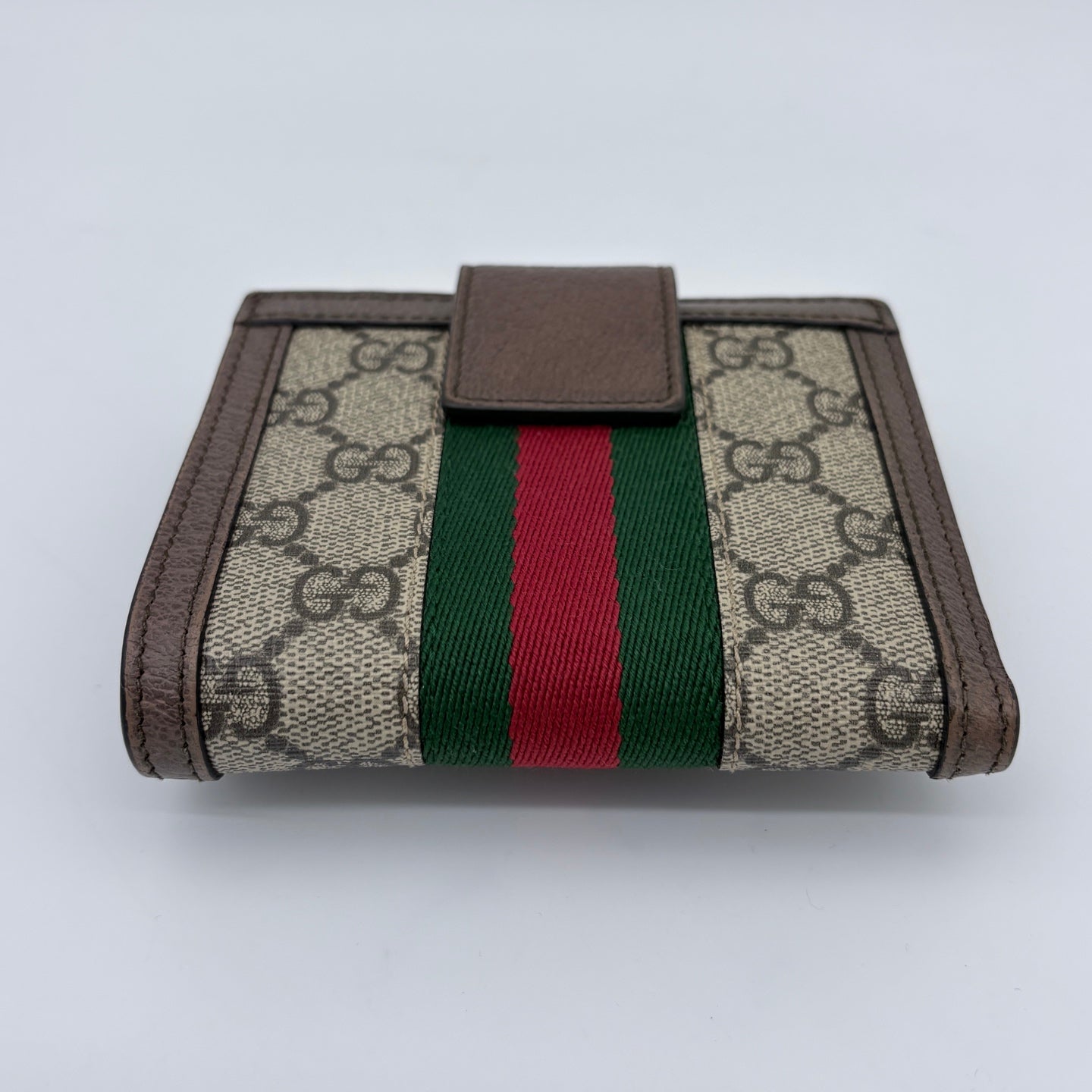 Gucci Ophidia GG Supreme Flap Wallet [Used]