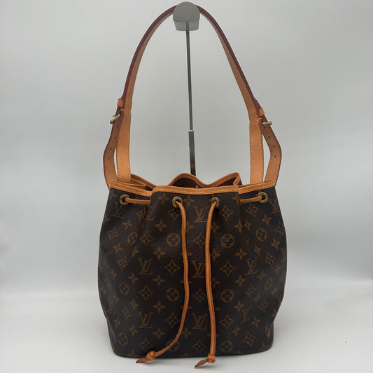 Louis Vuitton Monogram Noé MM Drawstring Bucket Bag [Used]
