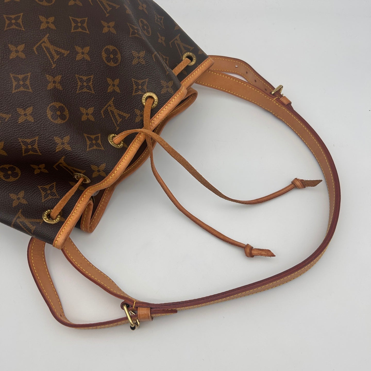 Louis Vuitton Monogram Noé MM Drawstring Bucket Bag [Used]