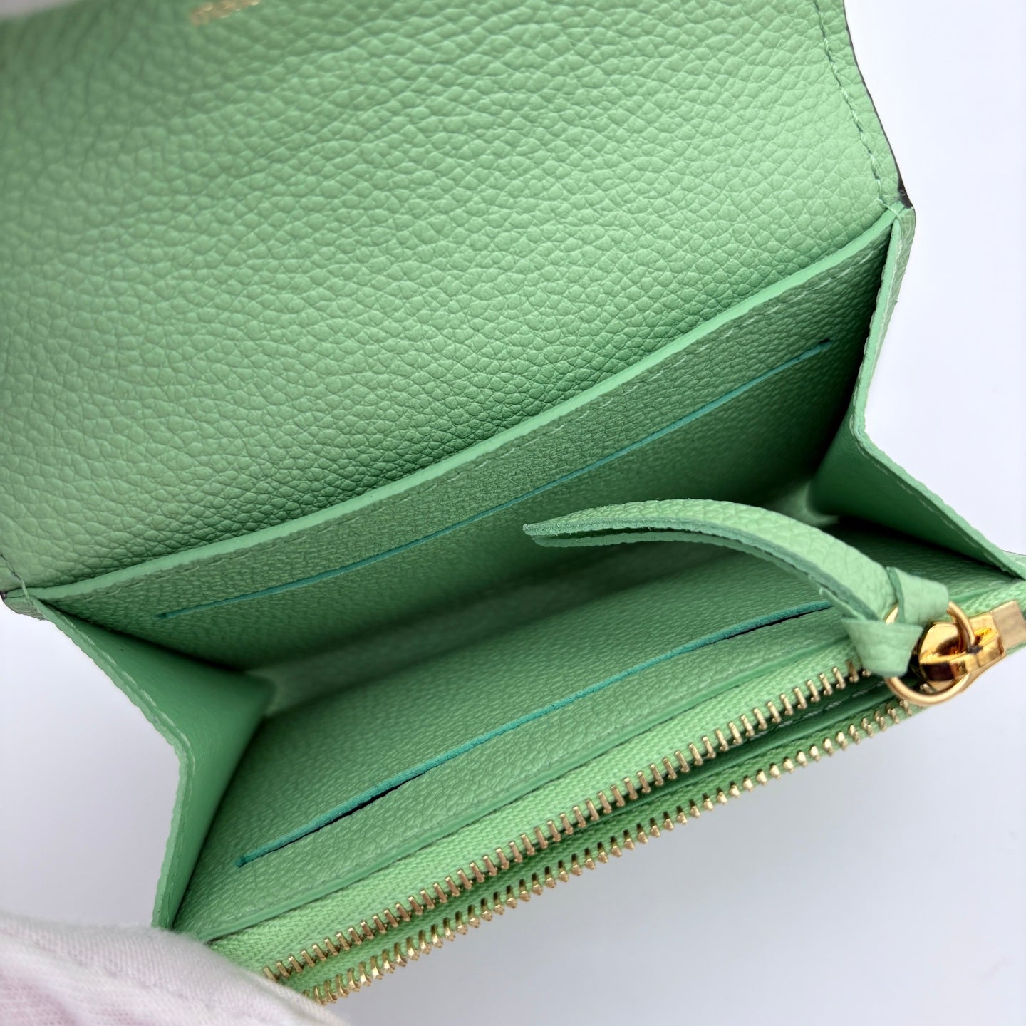 Louis Vuitton x Takashi Murakami Monogram Empreinte Matcha Green Rosalie Coin Purse [Used]