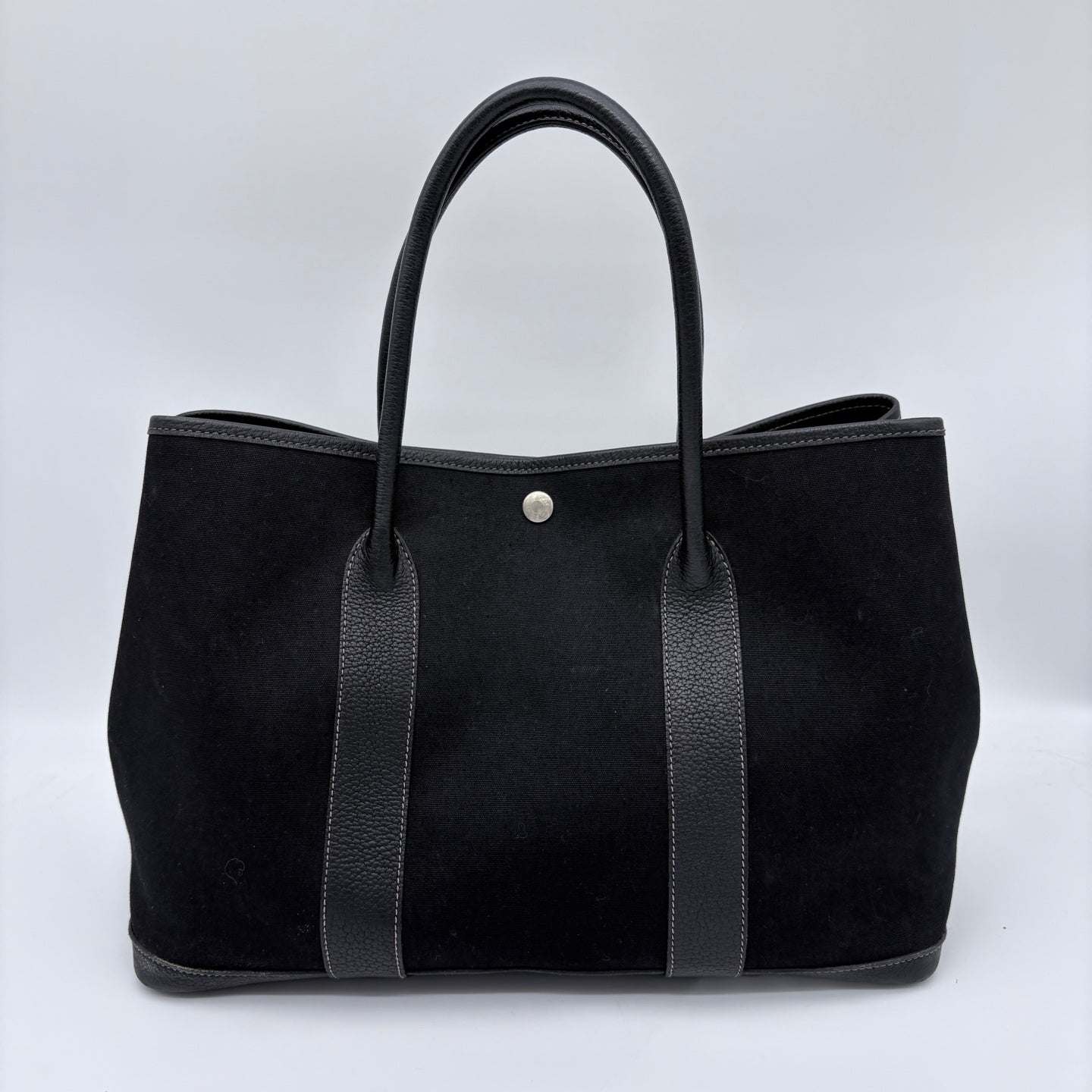 Hermès Garden Party 36 PM Tote Bag in Black Canvas [Used]