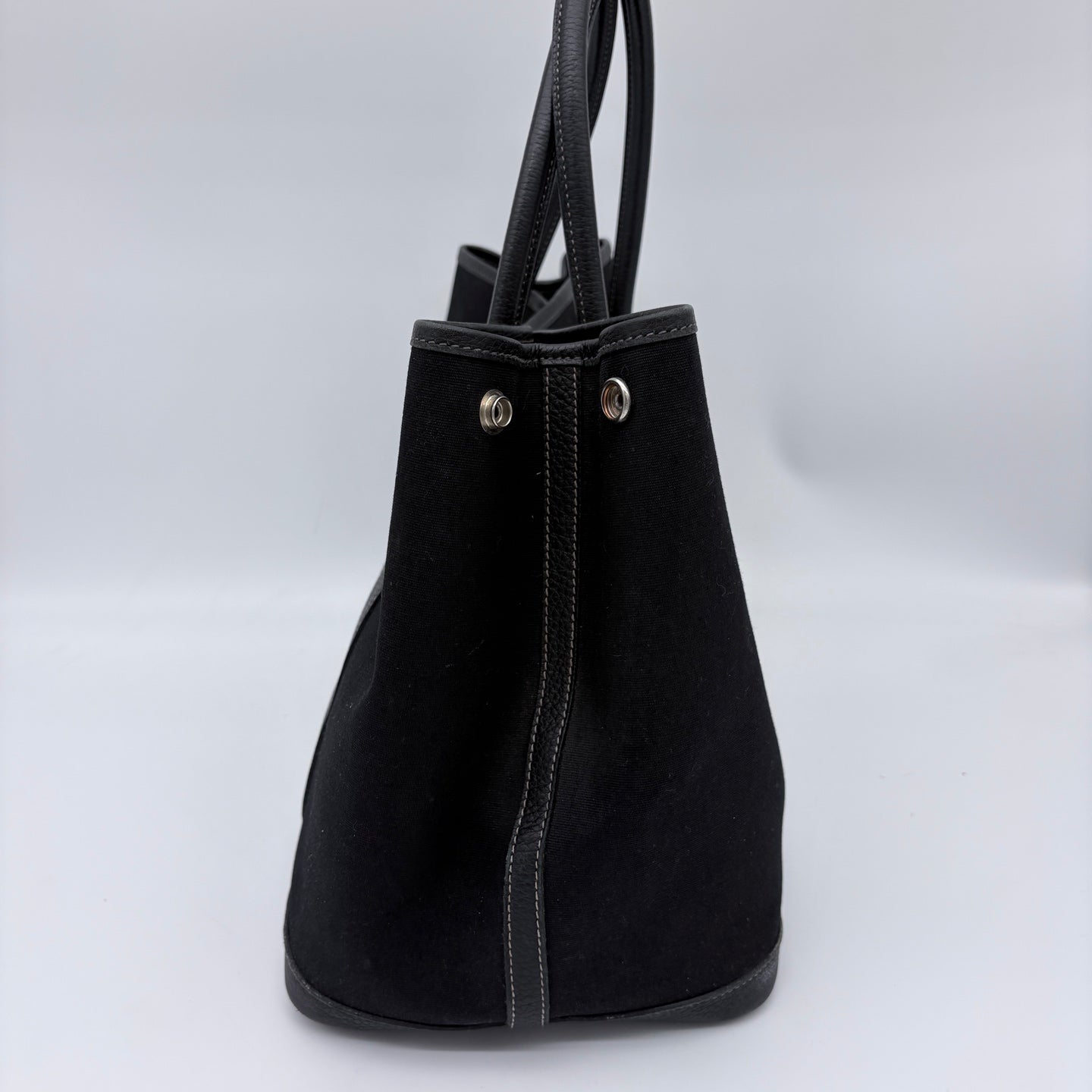 Hermès Garden Party 36 PM Tote Bag in Black Canvas [Used]