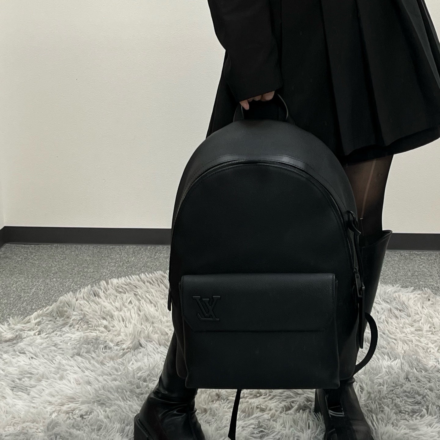 Louis Vuitton Takeoff Black Aerogram Backpack [Used]
