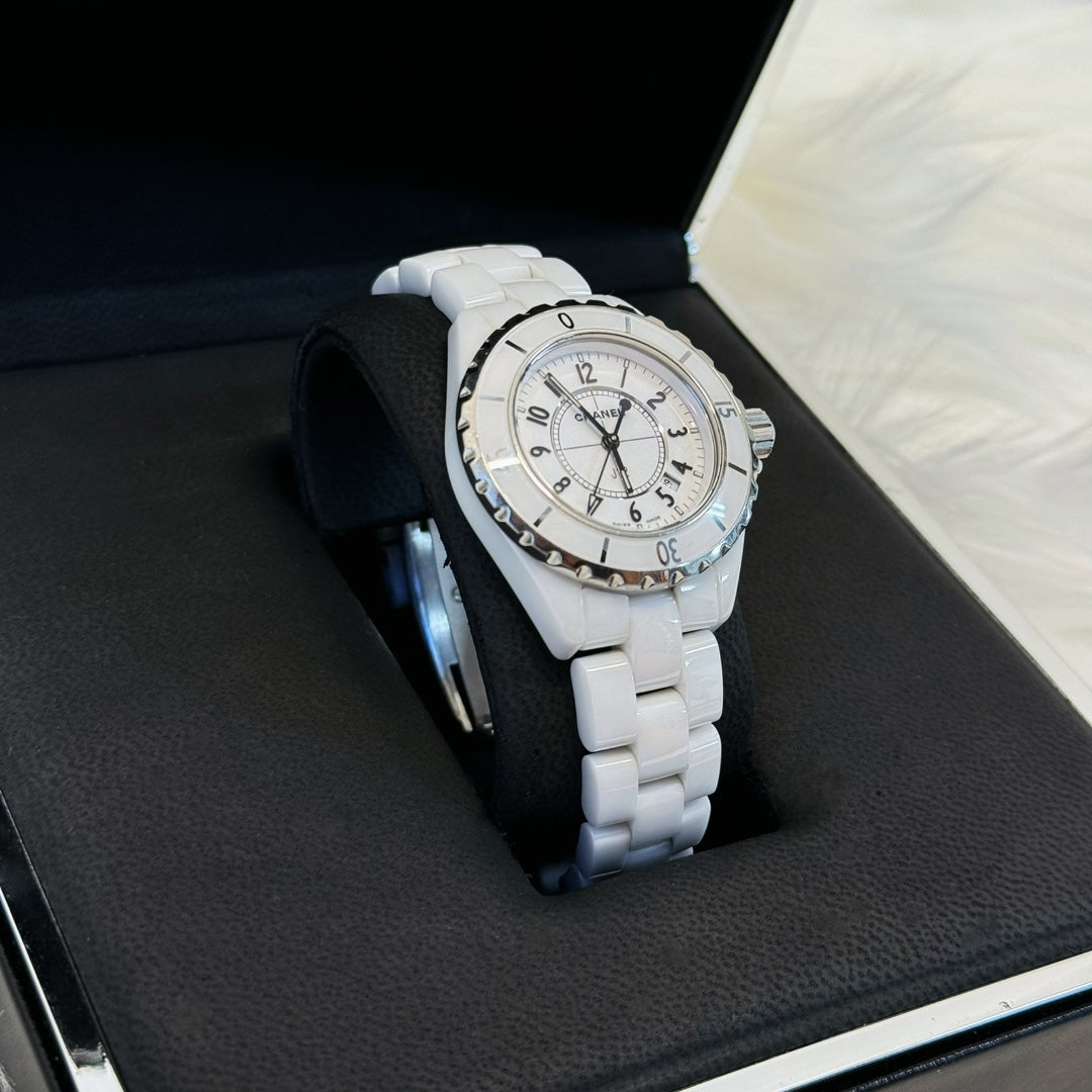 Chanel J12 White Ceramic 33 mm Watch [Used]