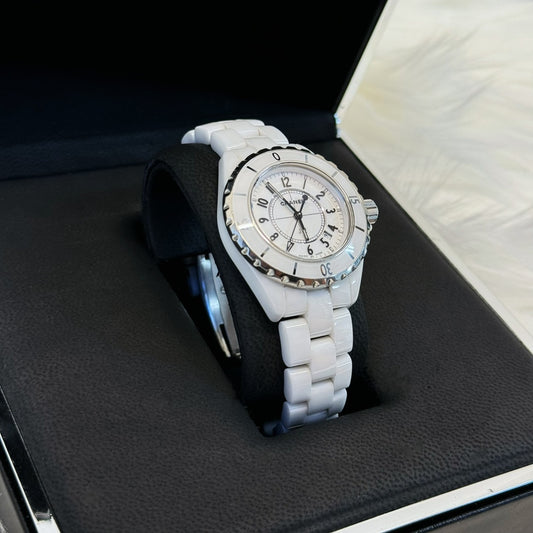 Chanel J12 White Ceramic 33 mm Watch [Used]