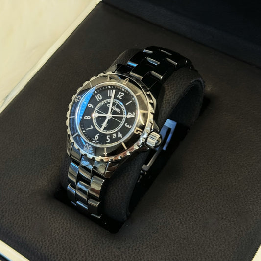 Chanel J12 Black Ceramic 33 mm Watch [Used]