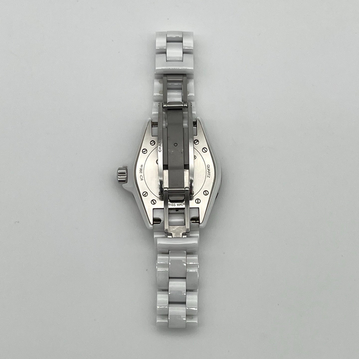 Chanel J12 White Ceramic Diamond-Set 33 mm Watch [Used]