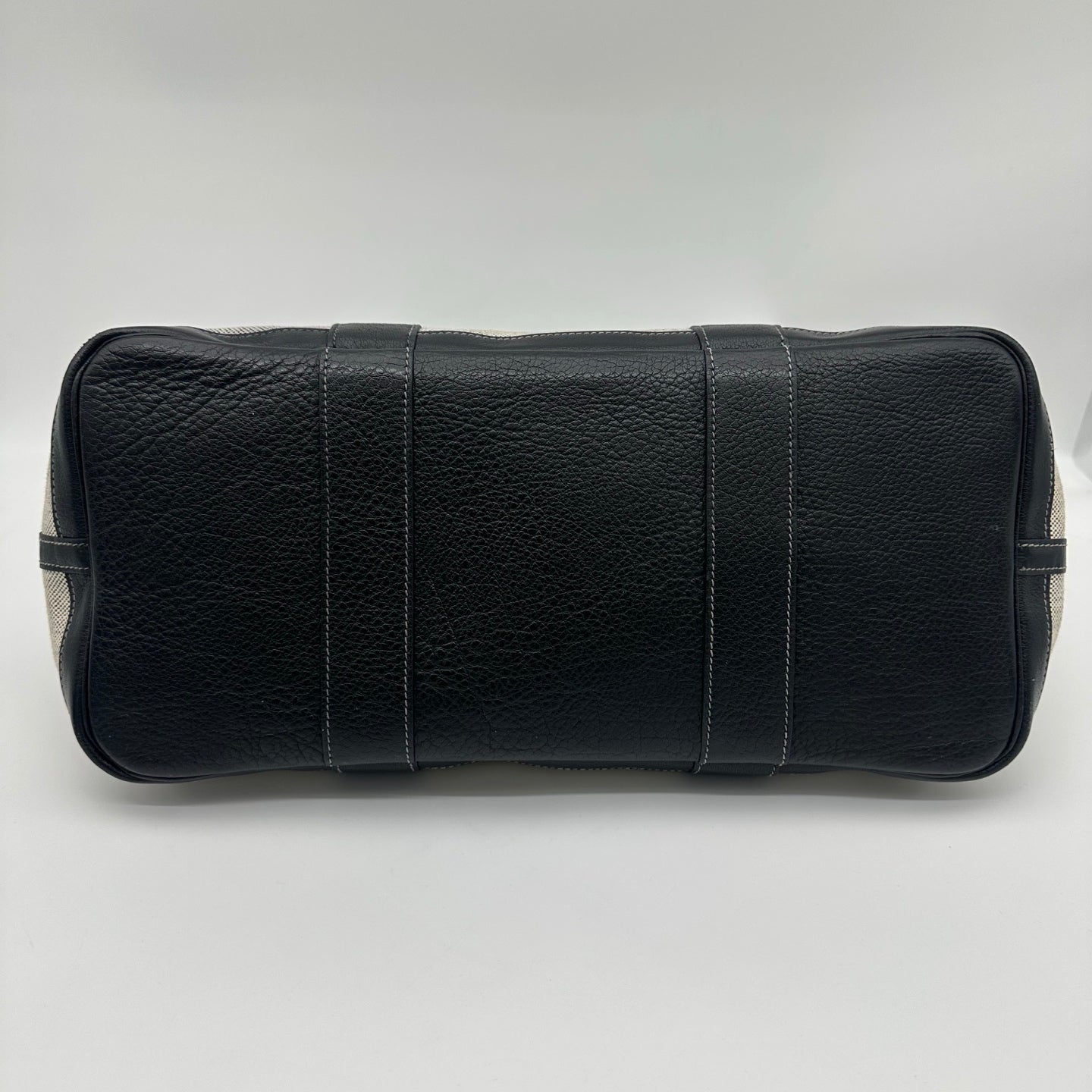 Hermès Garden Party 36 Black And White Canvas Tote Bag [Used]