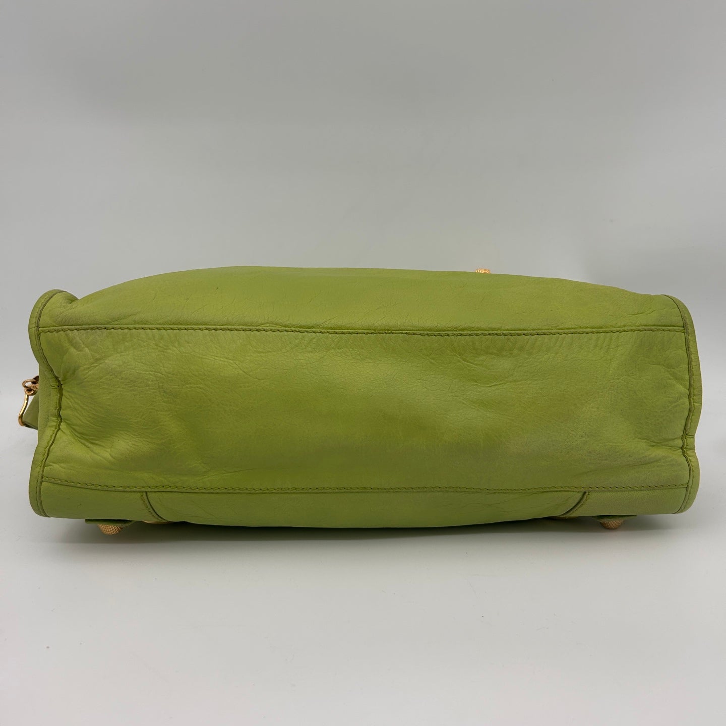 Balenciaga Le City Apple Green Leather 2-Way Bag [Used]