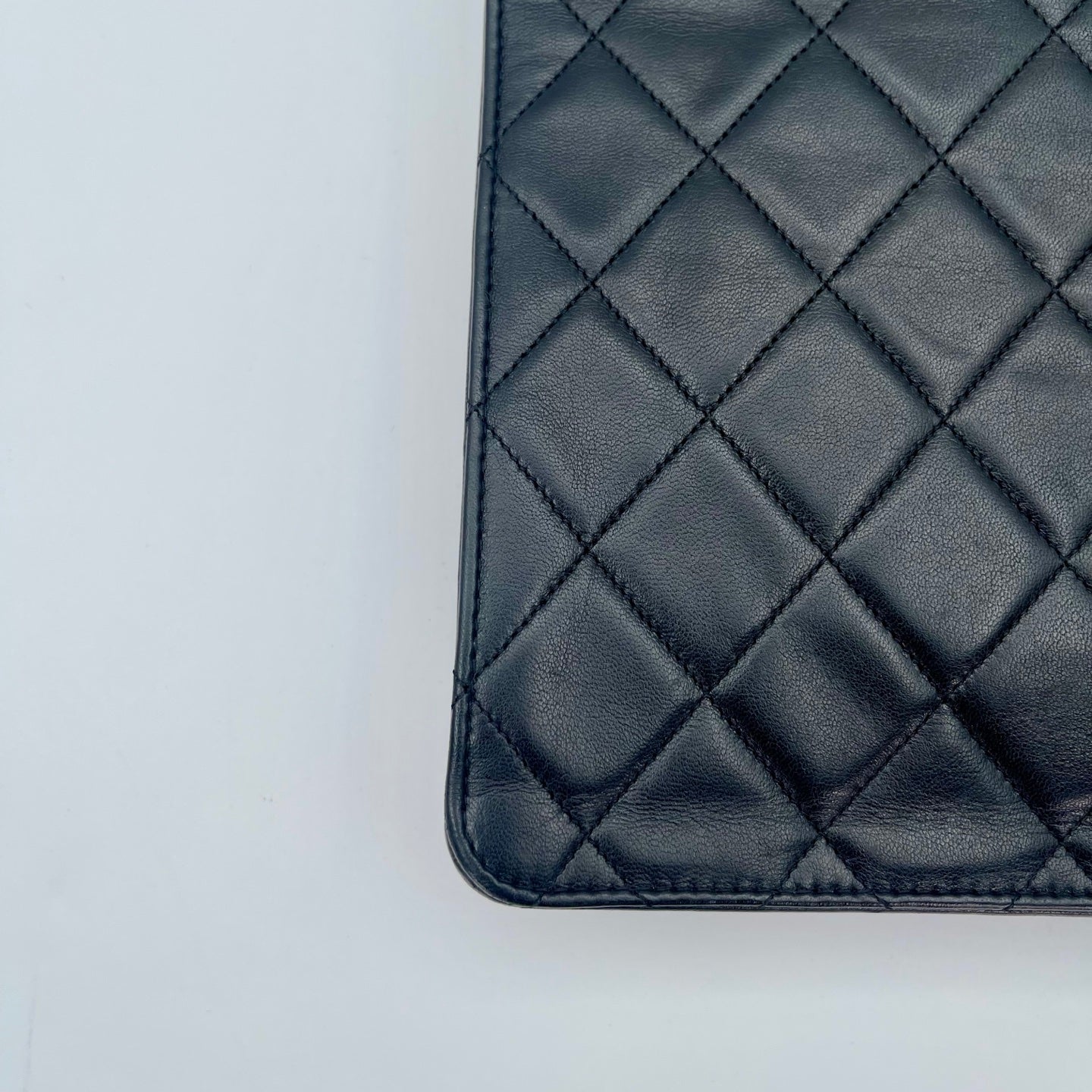 Chanel Black Quilted Lambskin Square Lock Shoulder Bag [Used]
