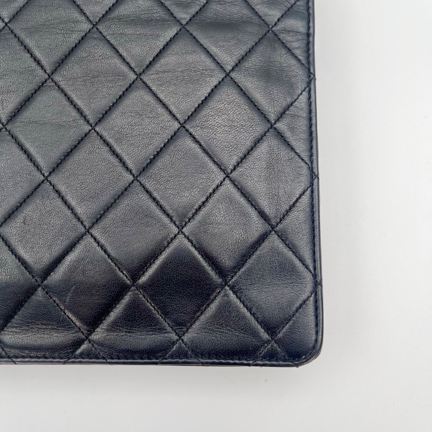 Chanel Black Quilted Lambskin Square Lock Shoulder Bag [Used]