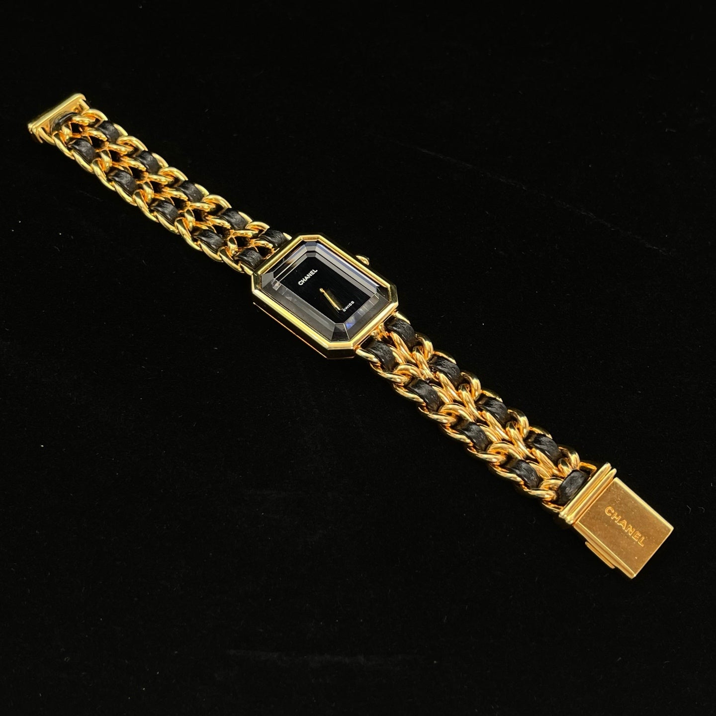 Chanel Première Black and Gold S Size Watch [Used]