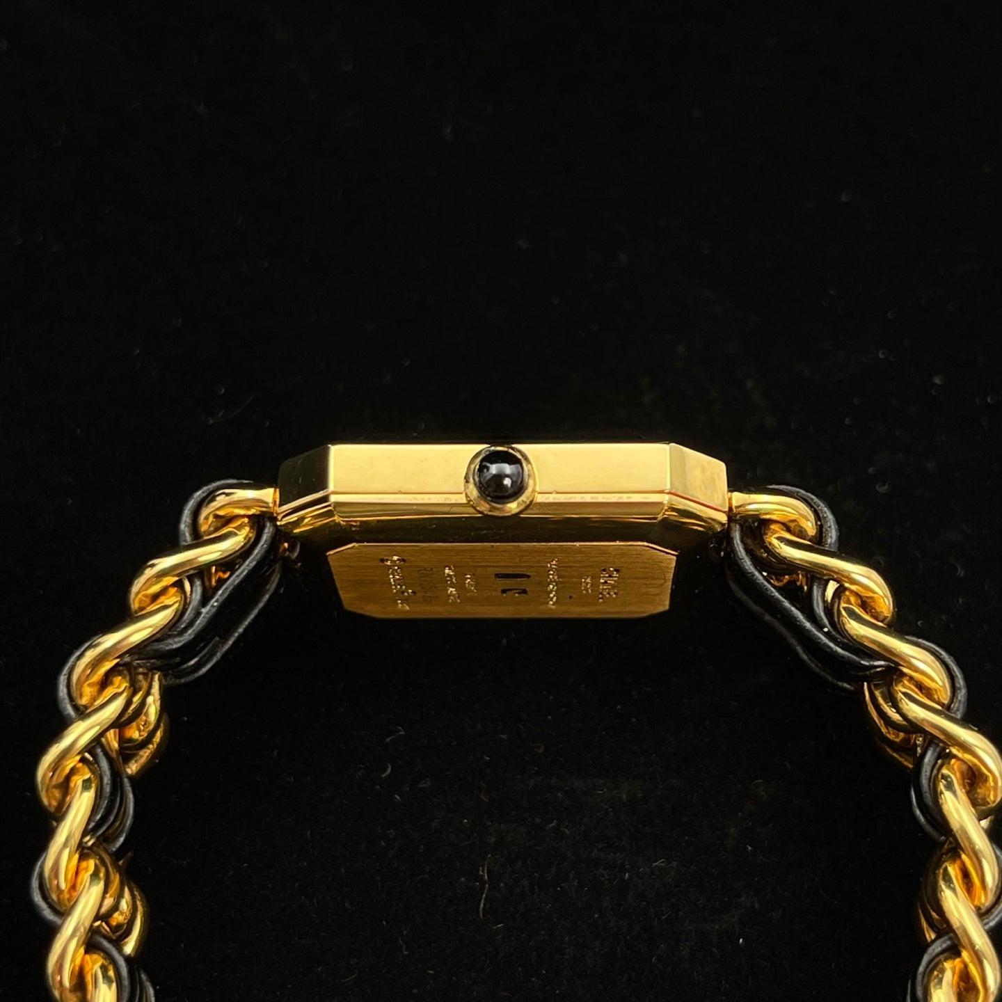 Chanel Première Black and Gold S Size Watch [Used]