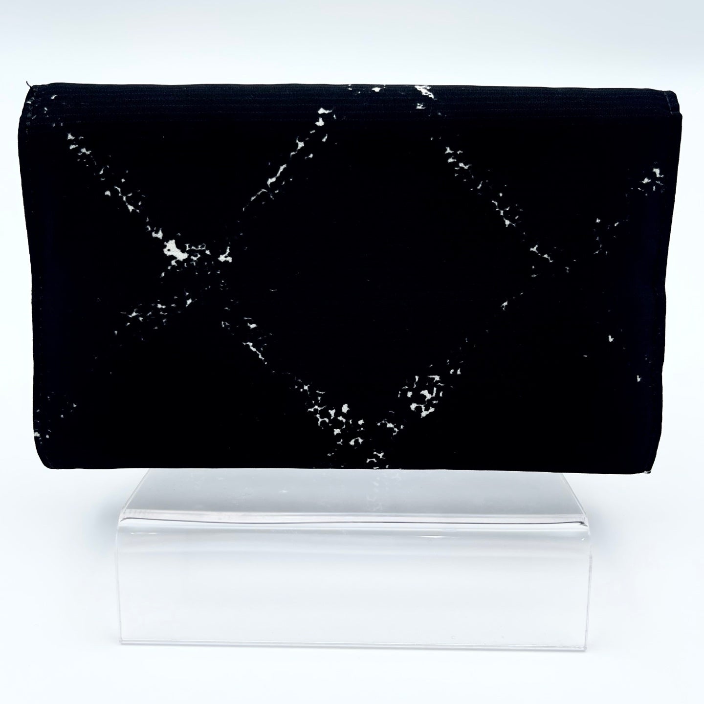 Chanel Black Nylon Sport Line Elastic Band Wallet [Used]