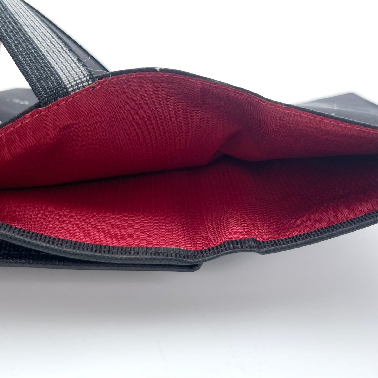 Chanel Black Nylon Sport Line Elastic Band Wallet [Used]