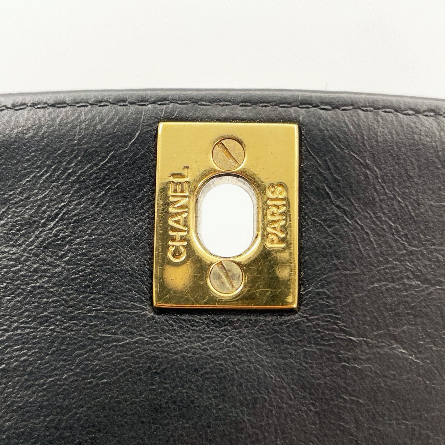 Chanel Black Lambskin Diana Chain Shoulder Bag Gold Hardware 25 cm [Used]