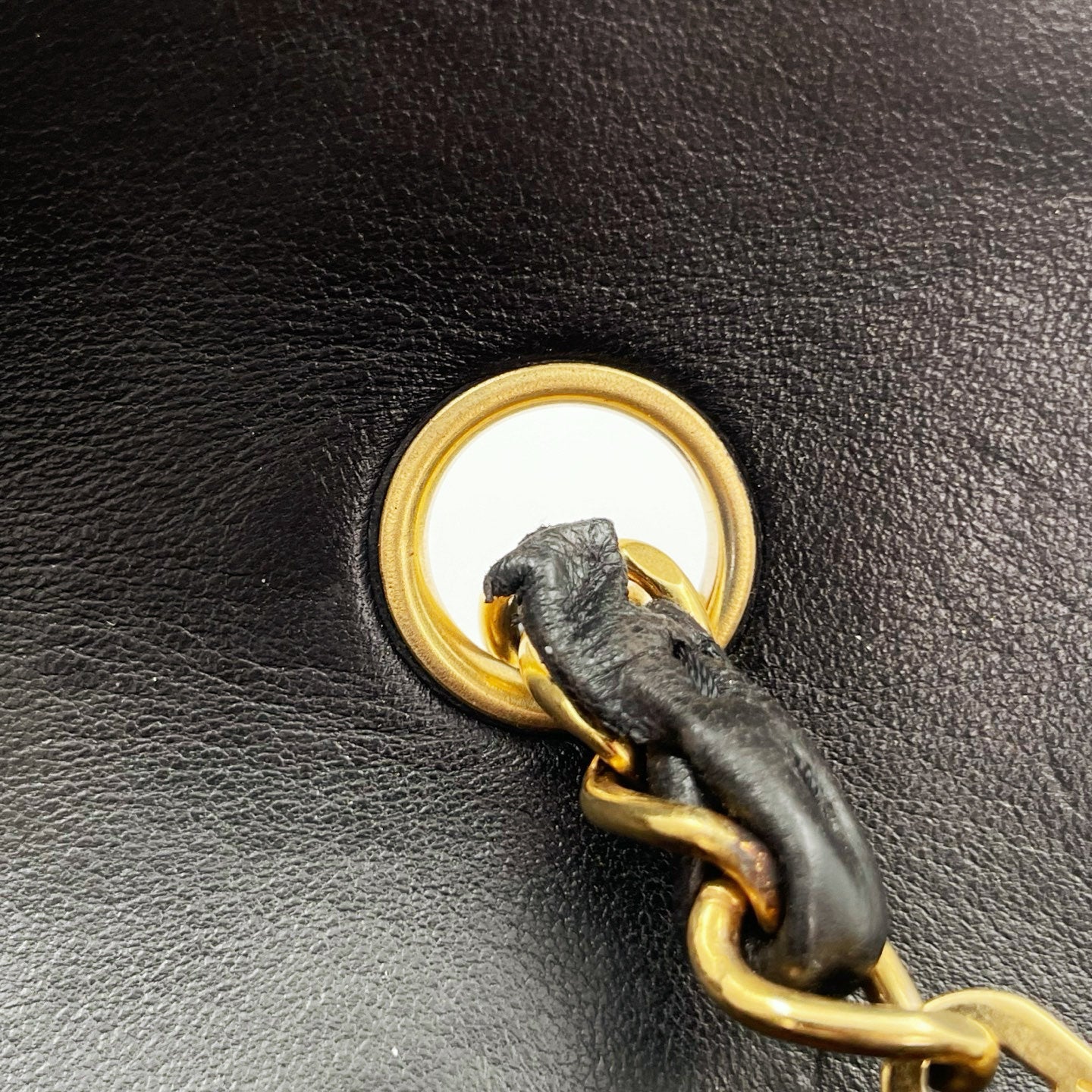 Chanel Black Lambskin Diana Chain Shoulder Bag Gold Hardware 25 cm [Used]
