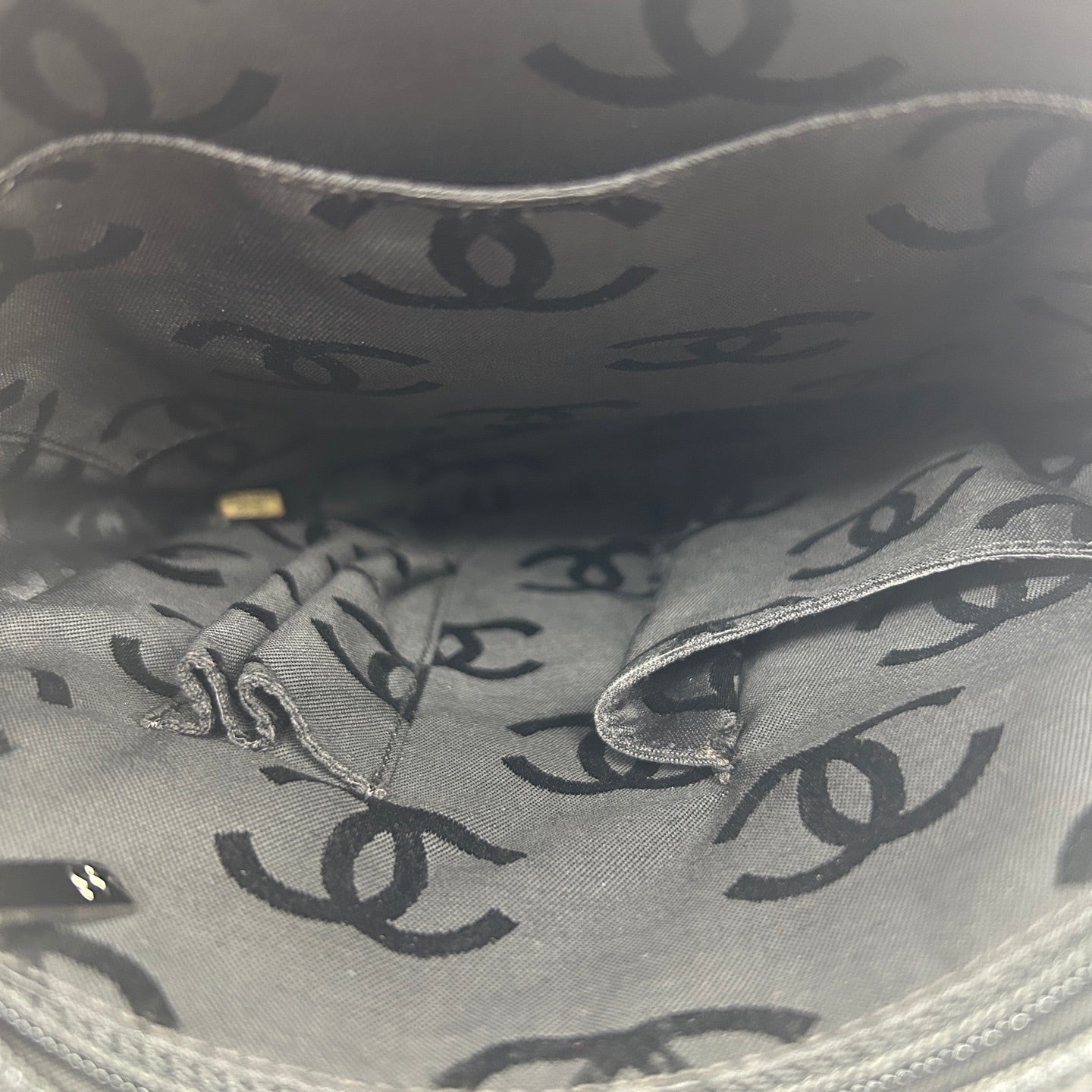 Chanel Cambon Ligne Large Camera Bag in Pink and Black with Silver Hardware [Used]