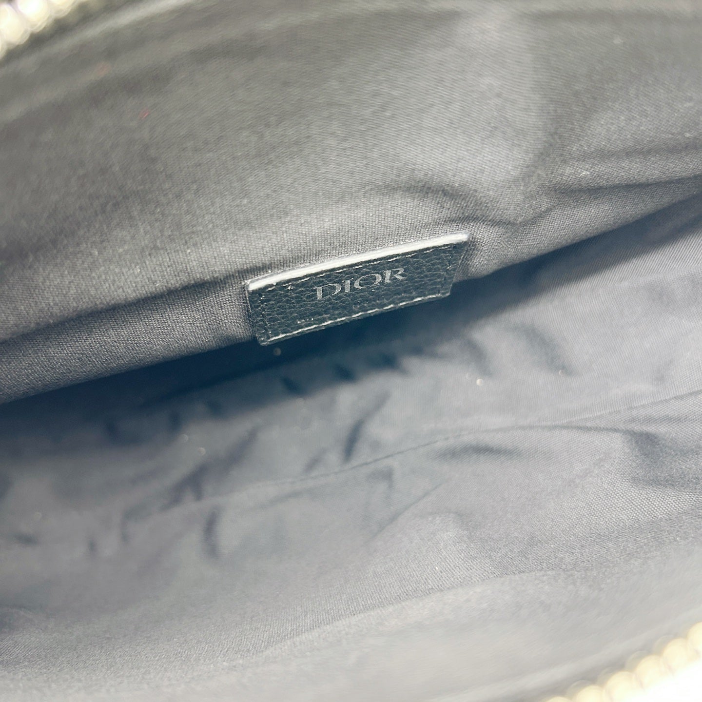Dior Saddle Bag Medium in Black Calfskin with Gold Hardware [Used]