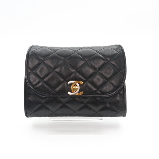 Chanel Paris Limited Edition Black Lambskin Crossbody Bag[Used]