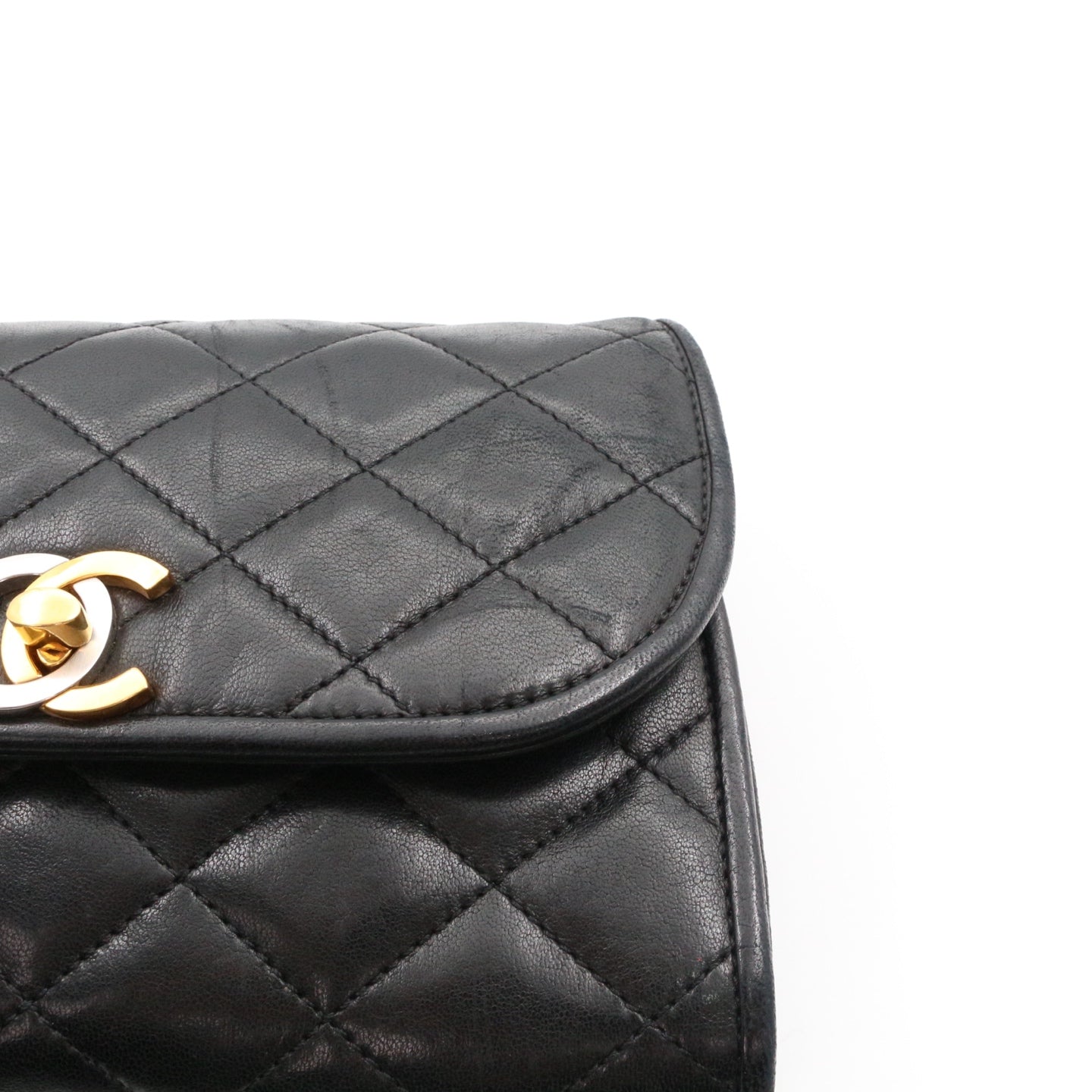 Chanel Paris Limited Edition Black Lambskin Crossbody Bag[Used]