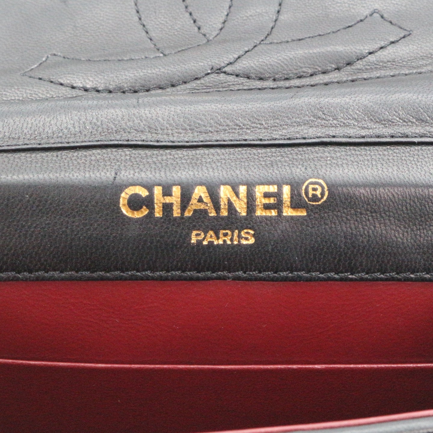 Chanel Paris Limited Edition Black Lambskin Crossbody Bag[Used]