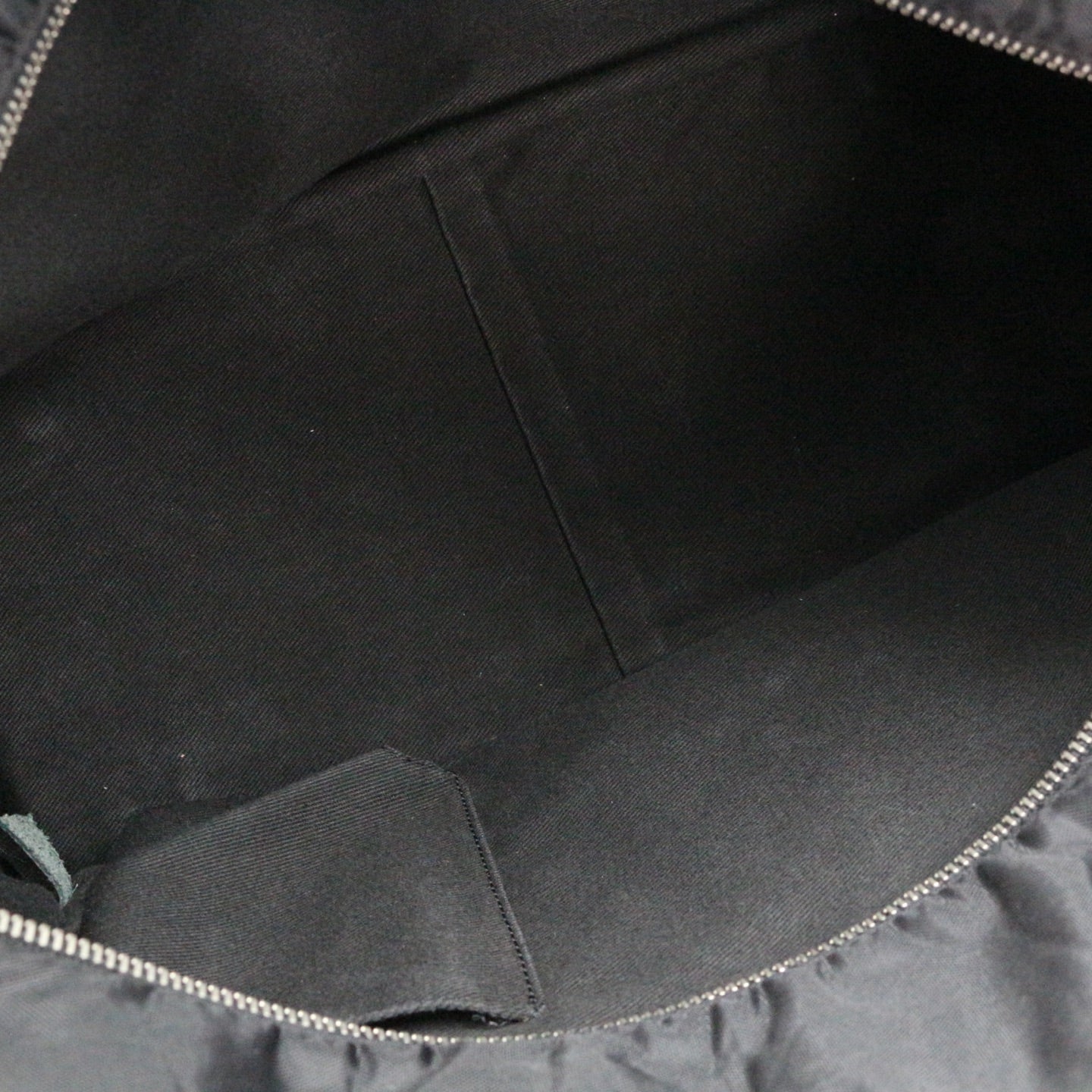 Chanel Large CC Logo Quilted Nylon Tote Bag Black [Used]