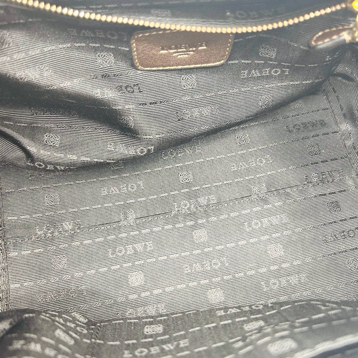 Christian Dior Cannage Drawstring Shoulder Bag Silver [Used]