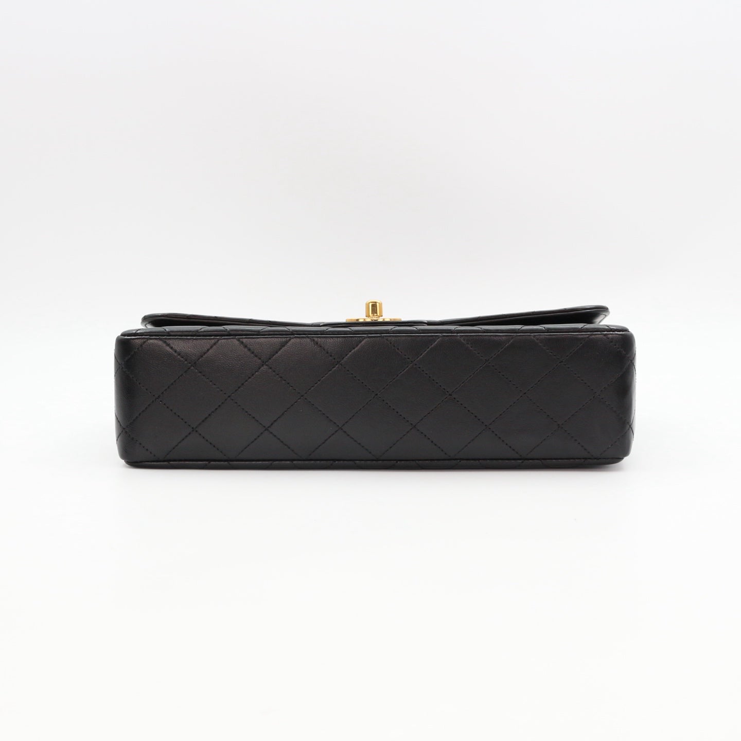 CHANEL Black Lambskin Classic Single Flap Twin Bags[Used]