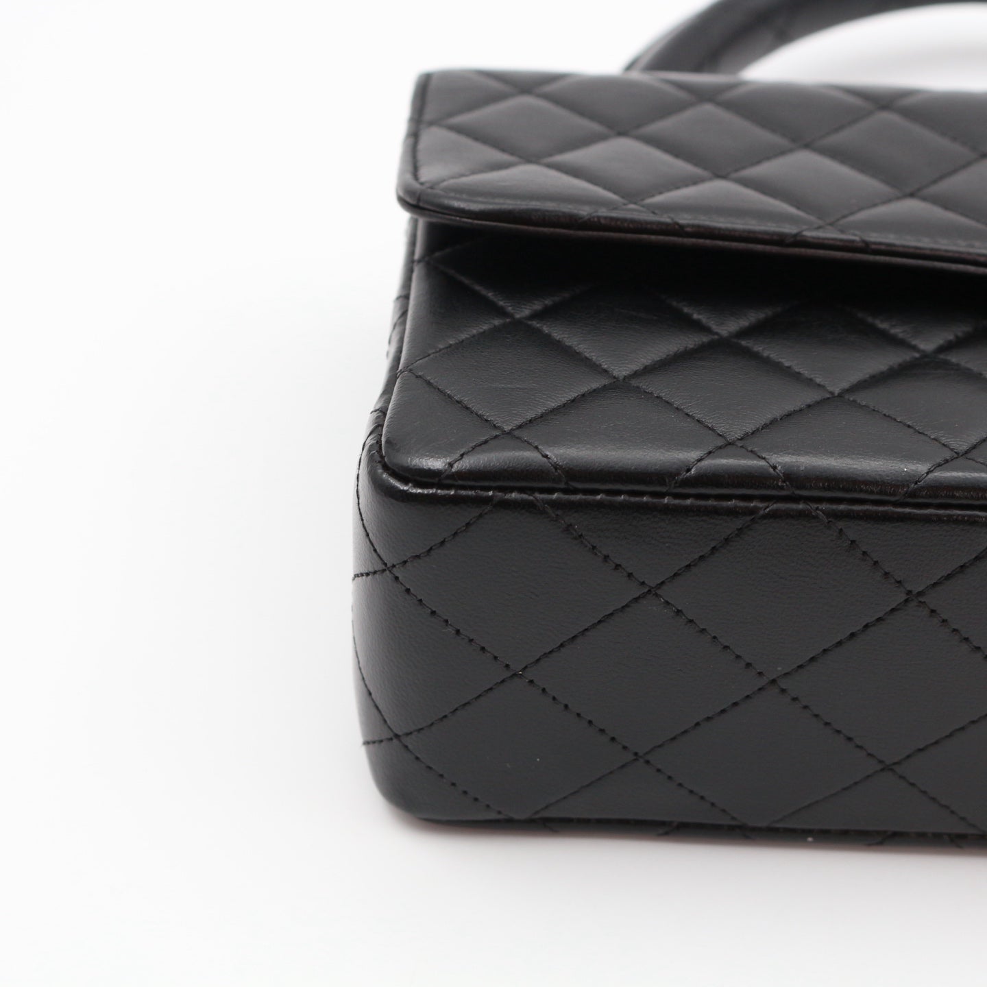 CHANEL Black Lambskin Classic Single Flap Twin Bags[Used]