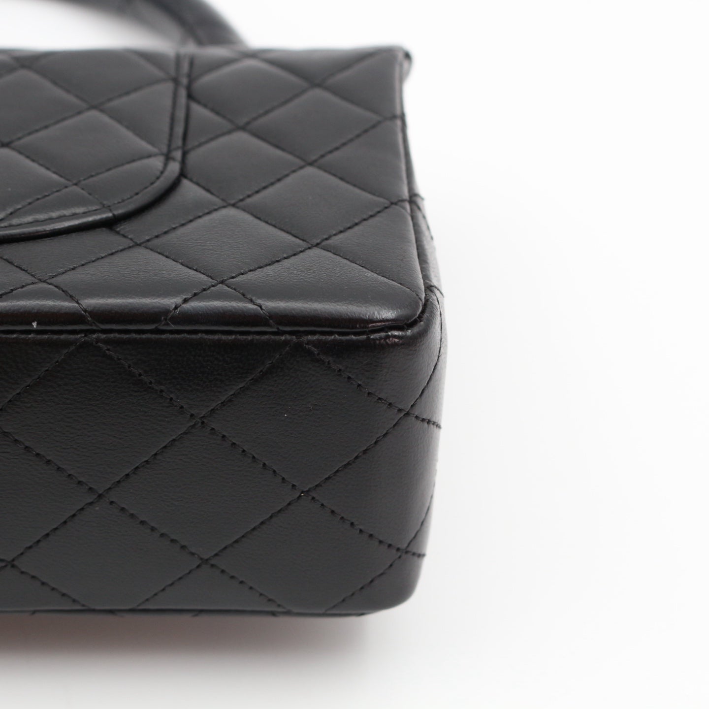 CHANEL Black Lambskin Classic Single Flap Twin Bags[Used]