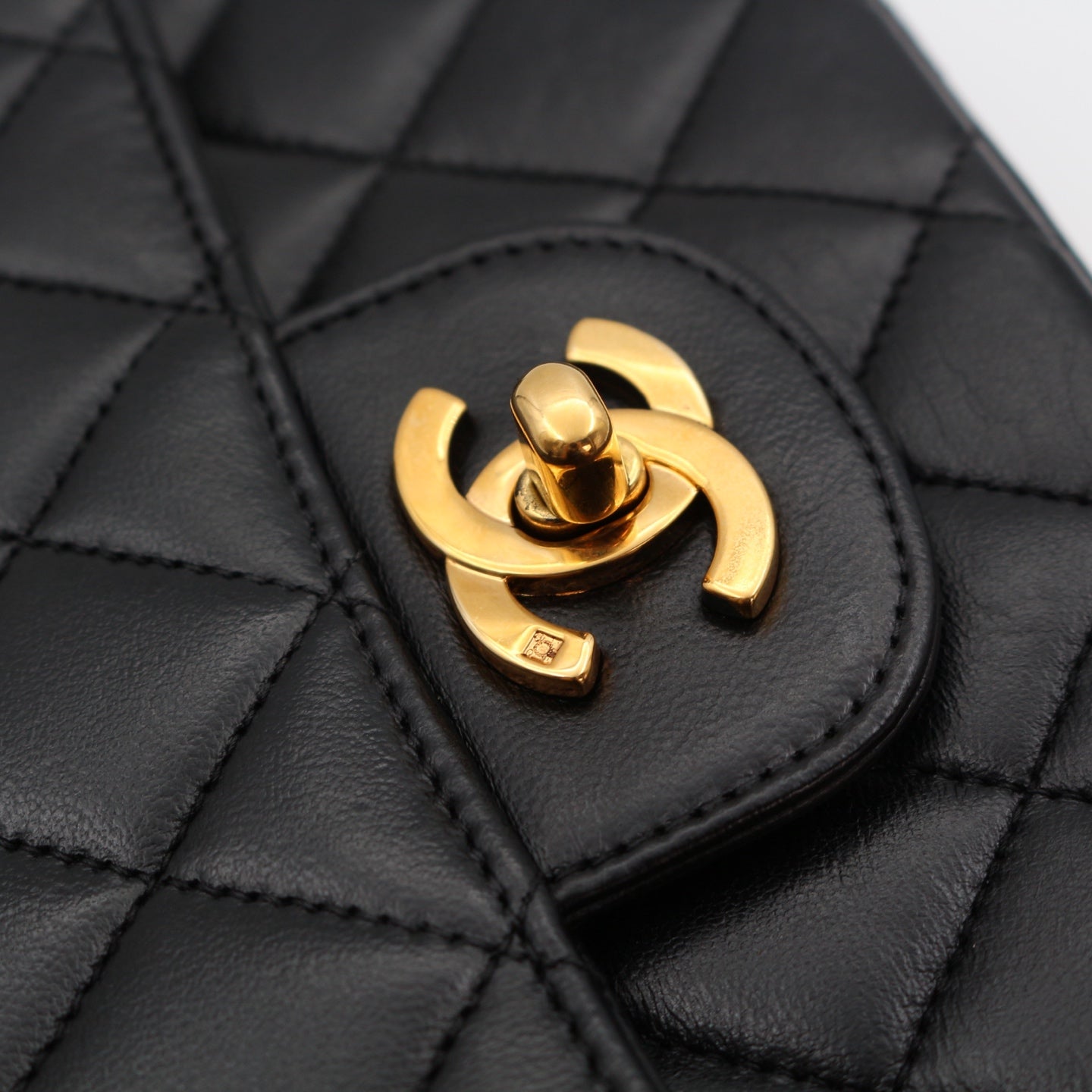 CHANEL Black Lambskin Classic Single Flap Twin Bags[Used]
