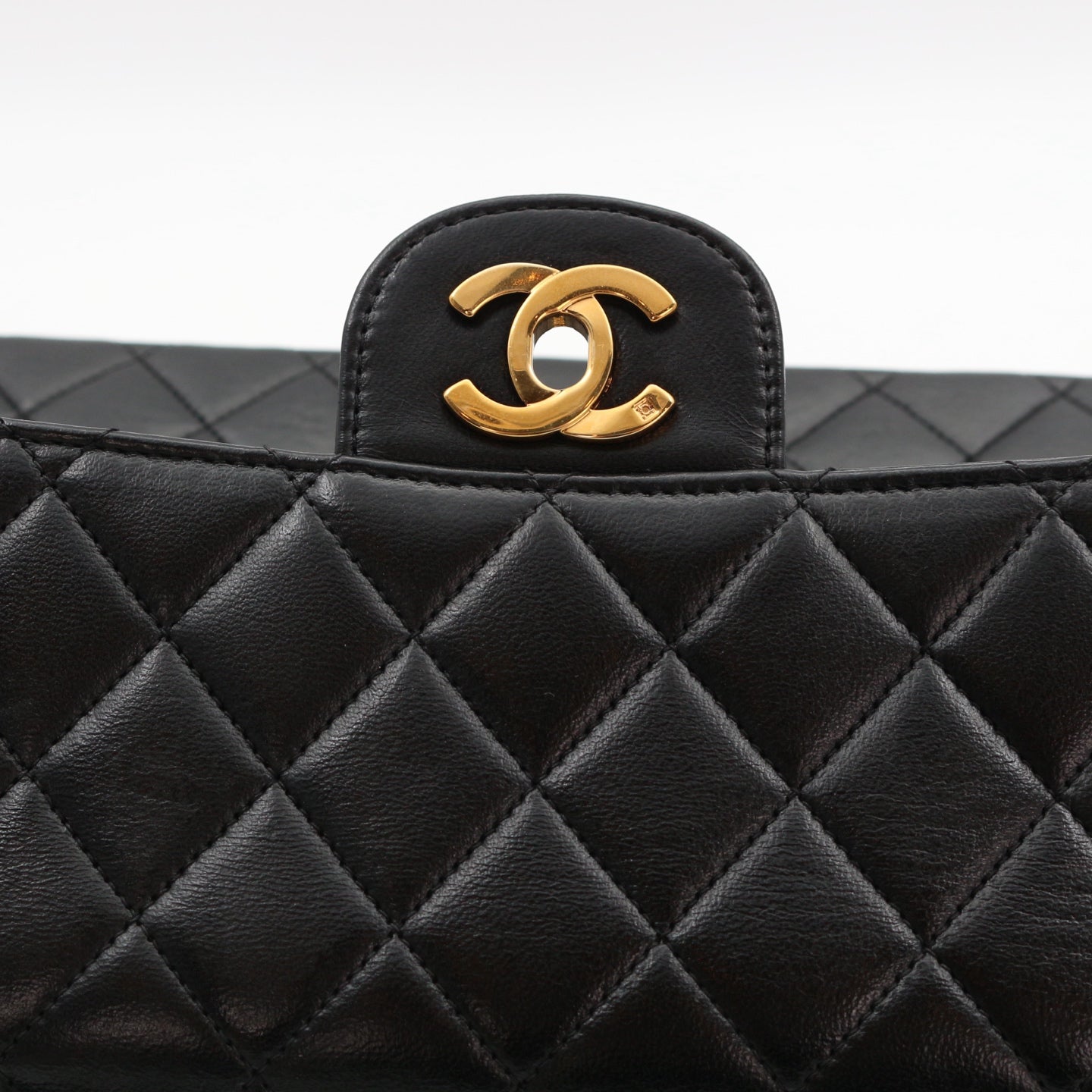 CHANEL Black Lambskin Classic Single Flap Twin Bags[Used]