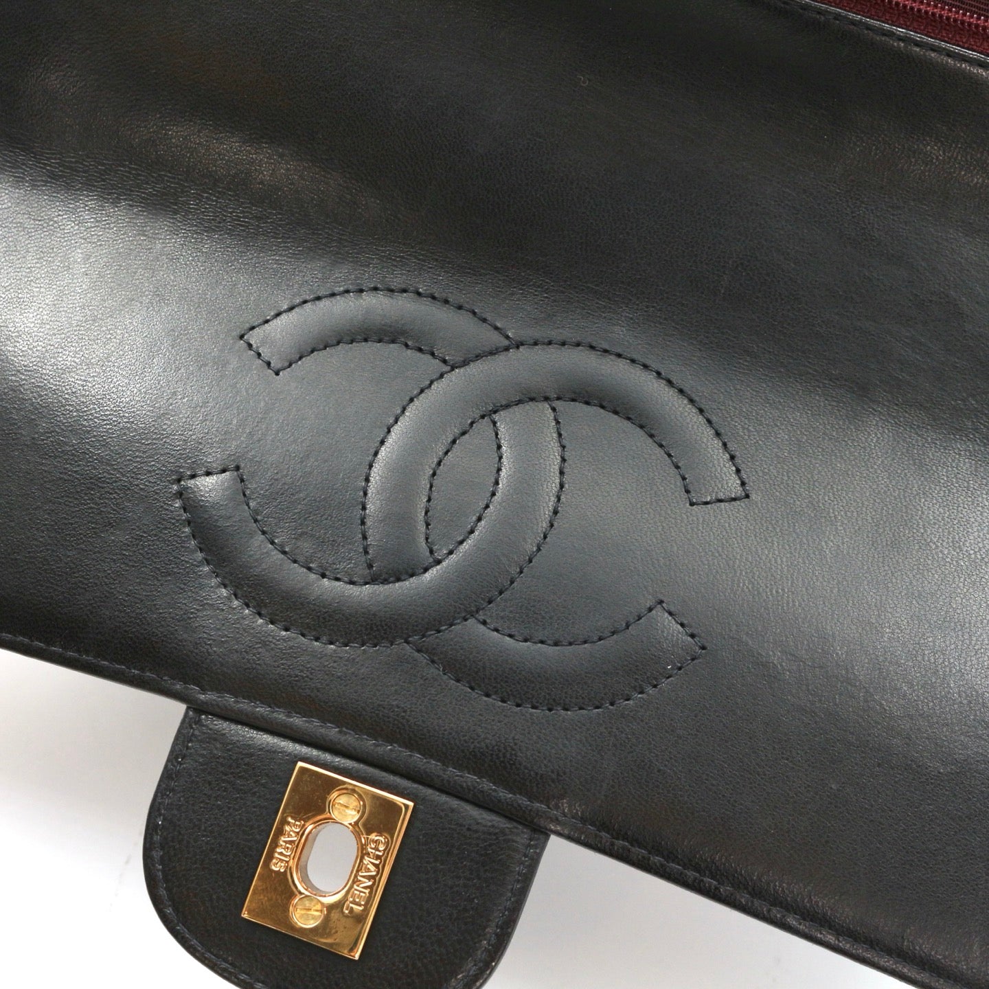CHANEL Black Lambskin Classic Single Flap Twin Bags[Used]