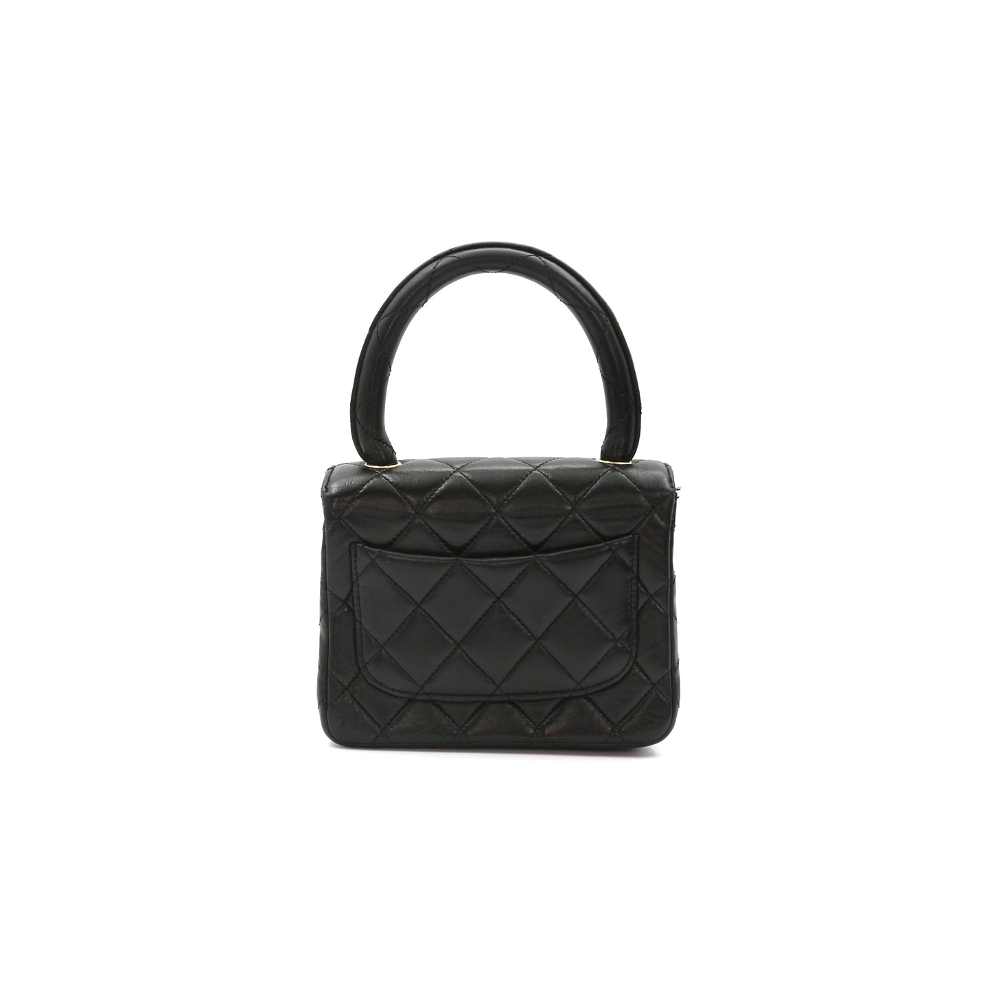 CHANEL Black Lambskin Classic Single Flap Twin Bags[Used]