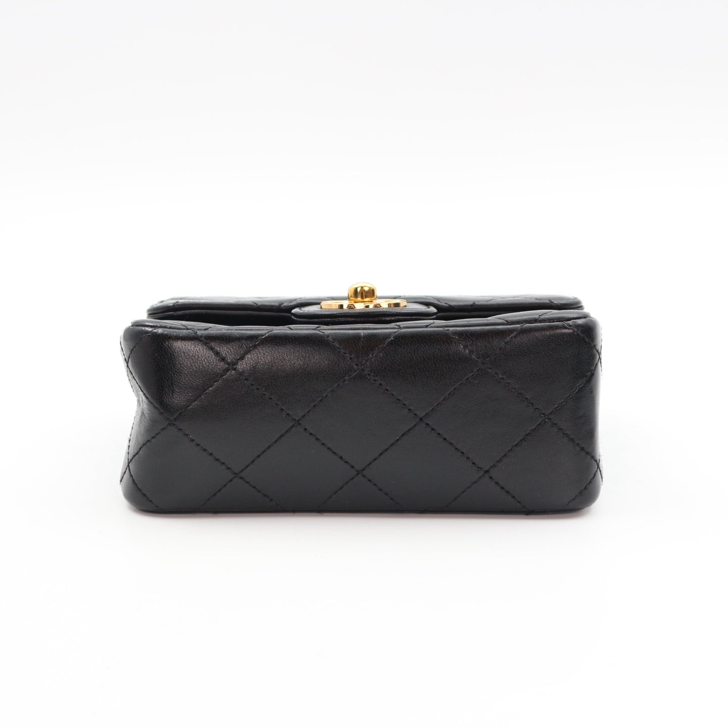 CHANEL Black Lambskin Classic Single Flap Twin Bags[Used]