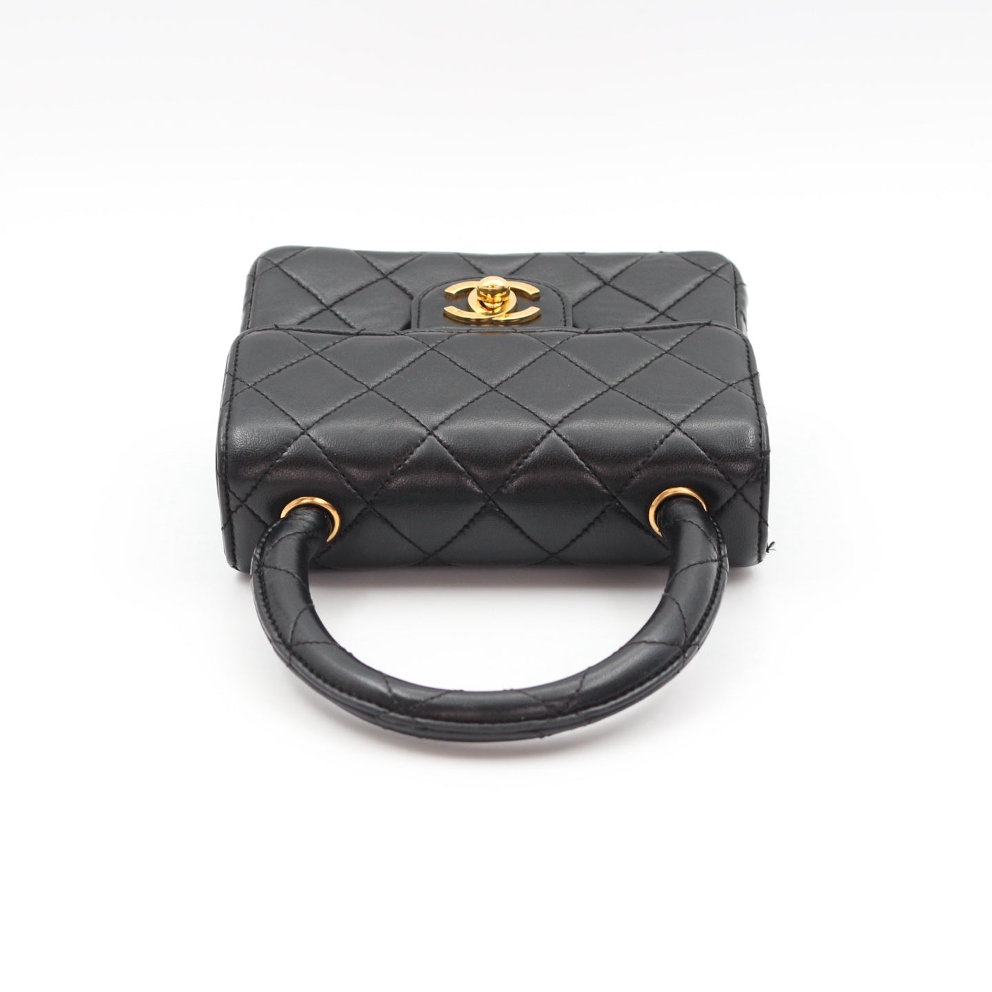 CHANEL Black Lambskin Classic Single Flap Twin Bags[Used]