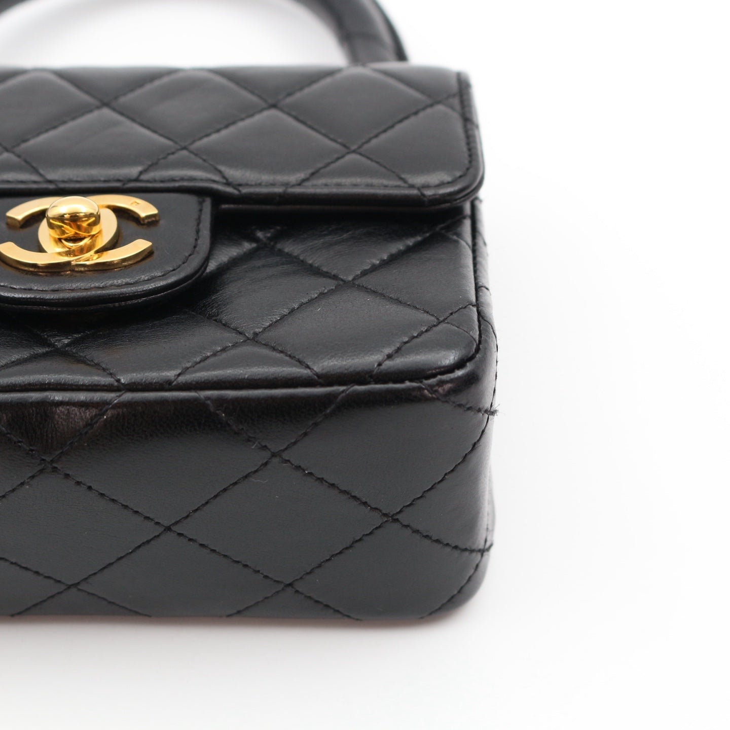 CHANEL Black Lambskin Classic Single Flap Twin Bags[Used]