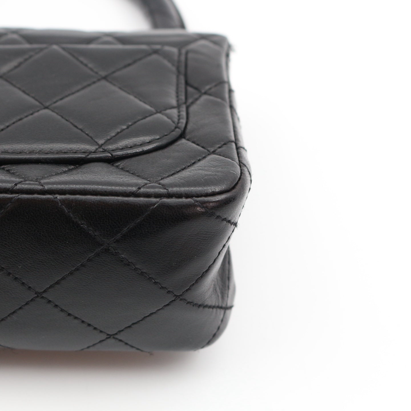 CHANEL Black Lambskin Classic Single Flap Twin Bags[Used]