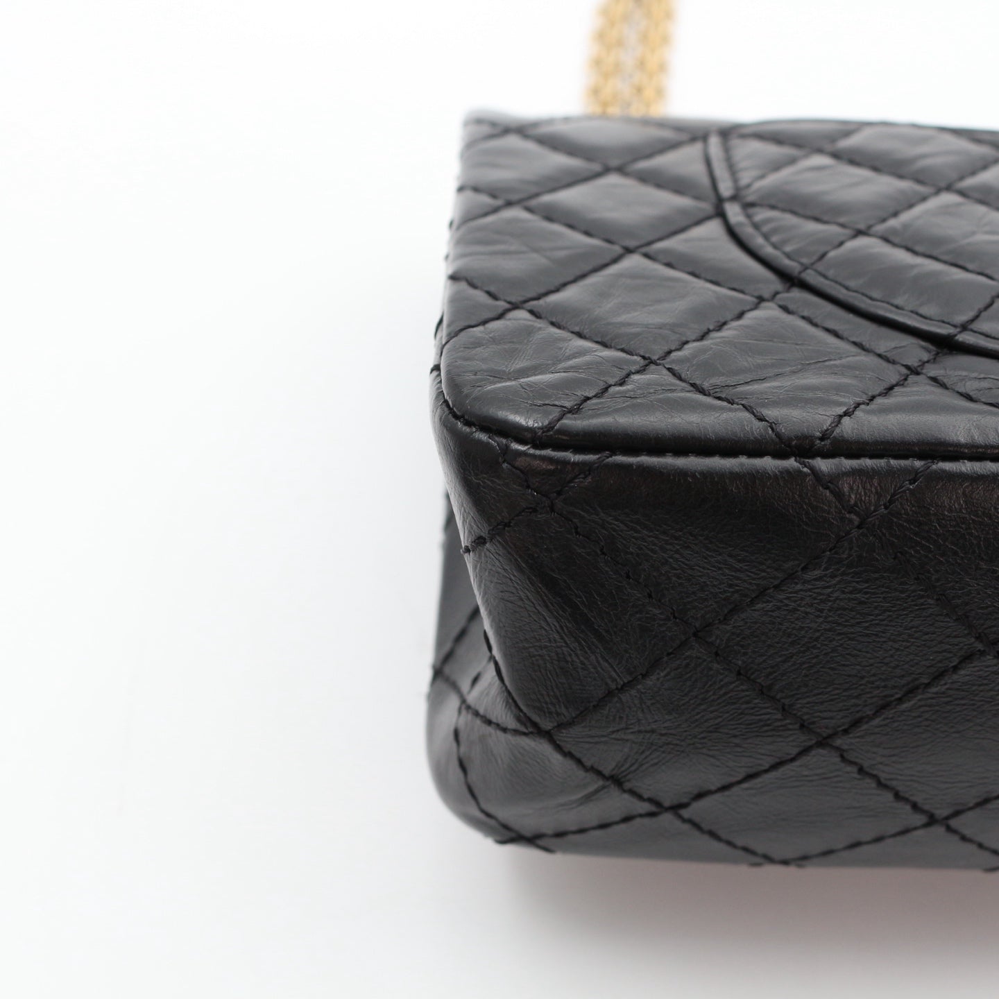 CHANEL Aged Calfskin Lucky Charms 2.55 Reissue 225 Flap Bag Black [Used]