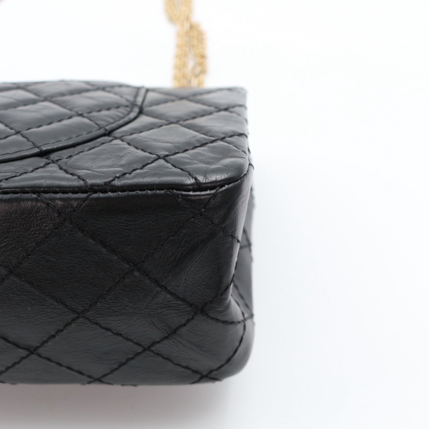 CHANEL Aged Calfskin Lucky Charms 2.55 Reissue 225 Flap Bag Black [Used]