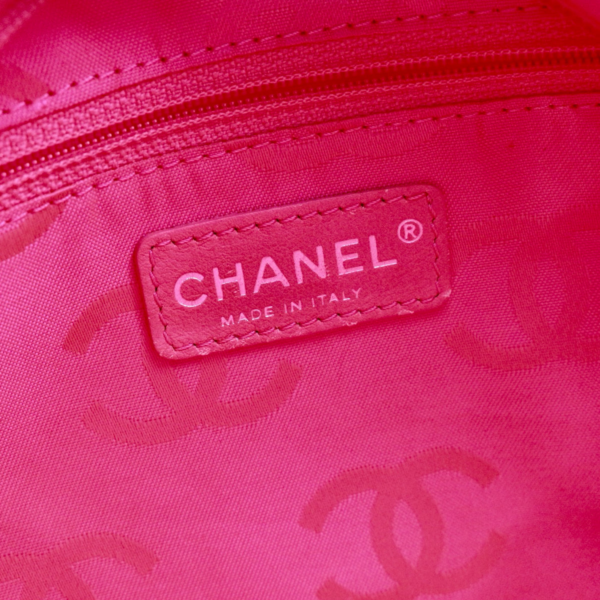 CHANEL Black Lambskin Cambon Tote Bag [Used]