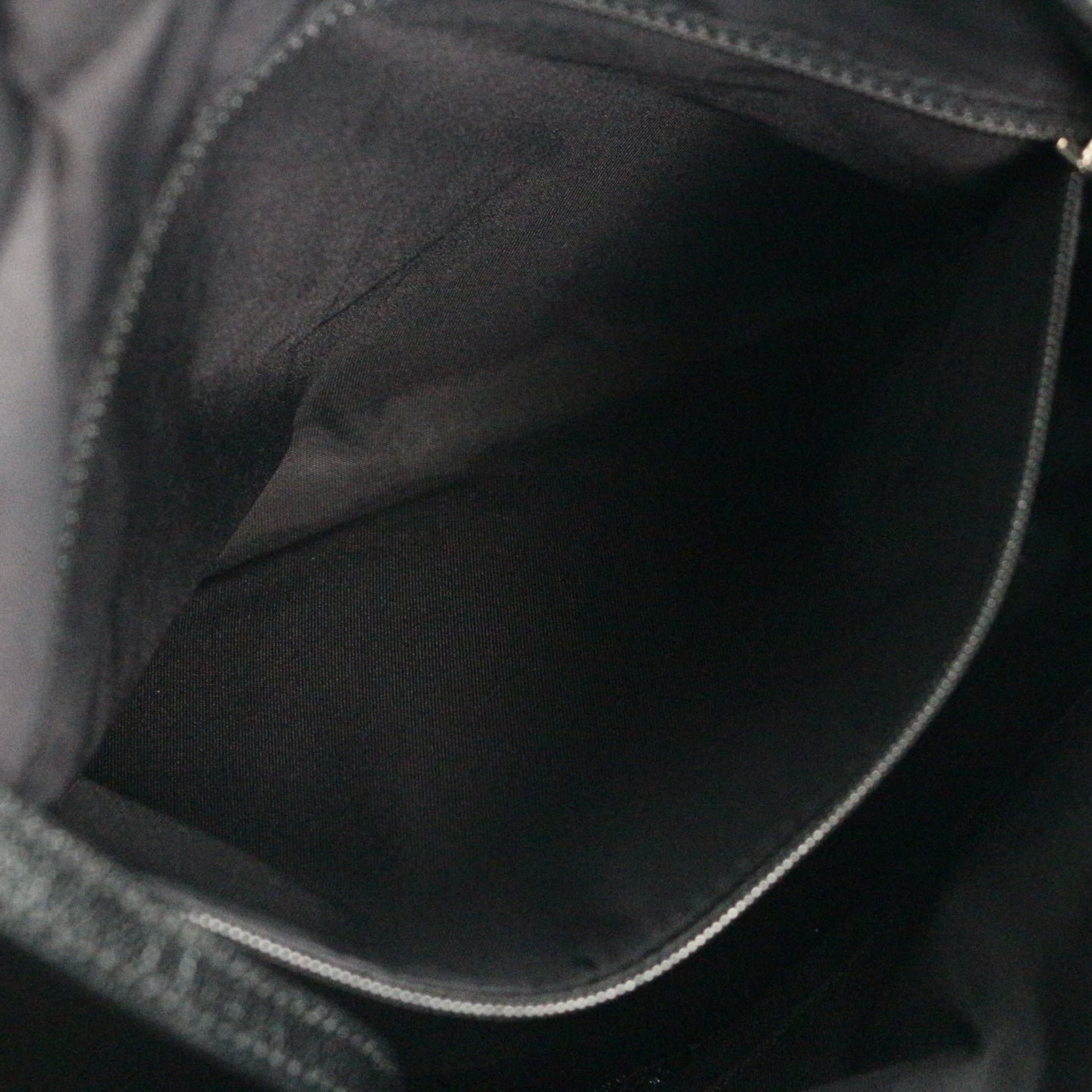 CHANEL Black Calfskin Leather & Canvas Tote Bag [Used]