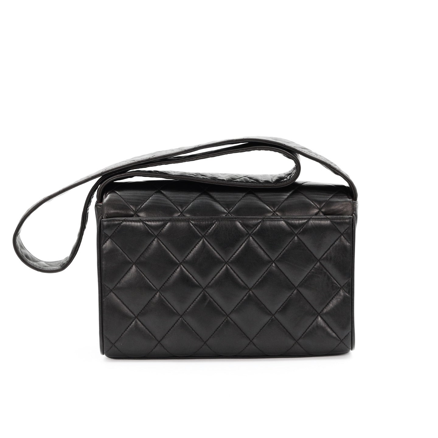 CHANEL So Black Lambskin CC Messenger Bag [Used]