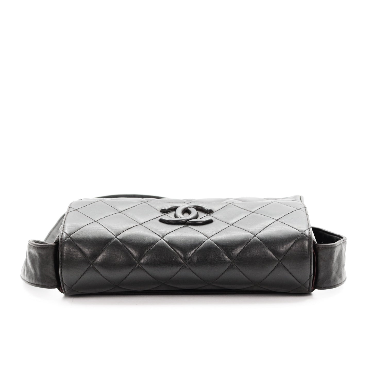 CHANEL So Black Lambskin CC Messenger Bag [Used]