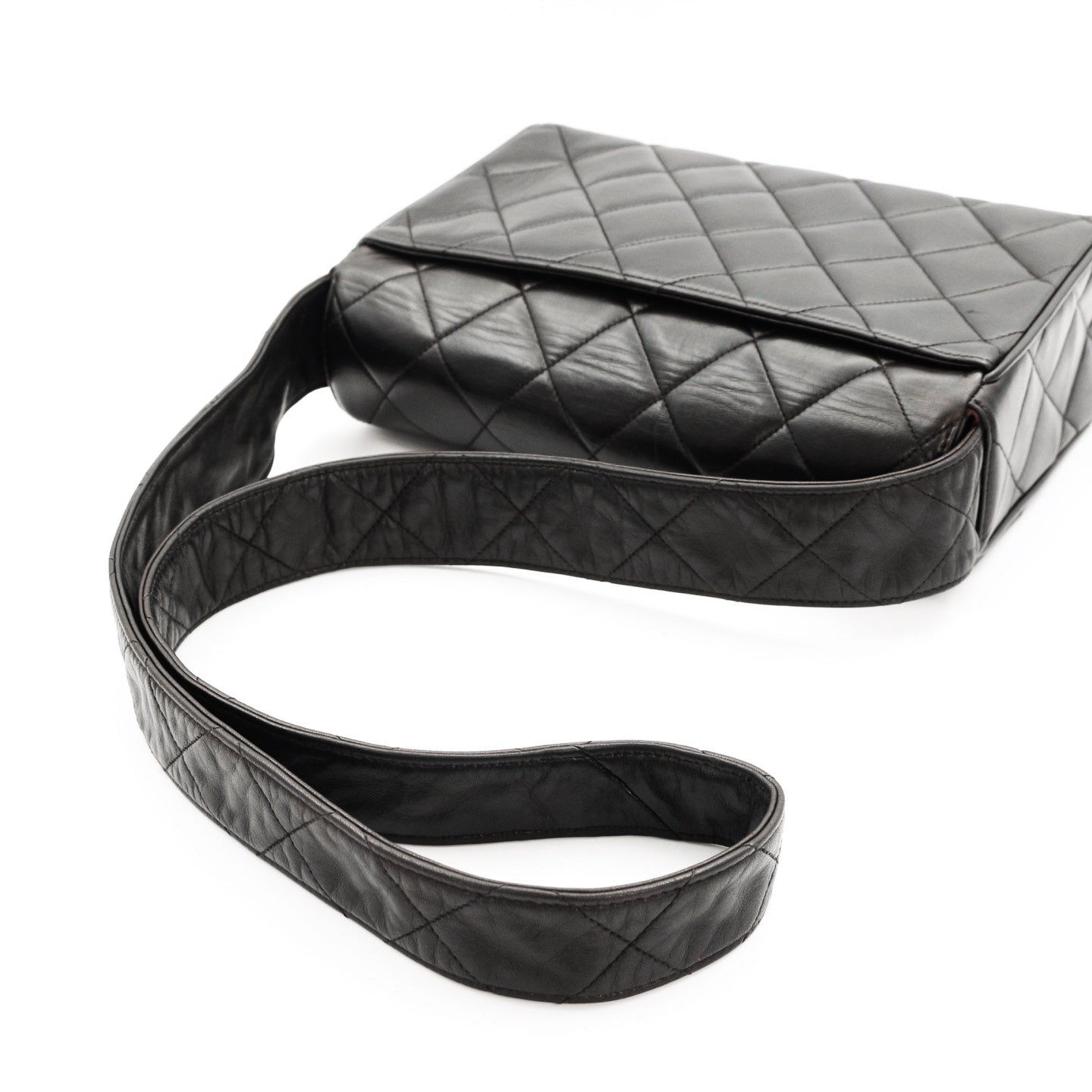 CHANEL So Black Lambskin CC Messenger Bag [Used]