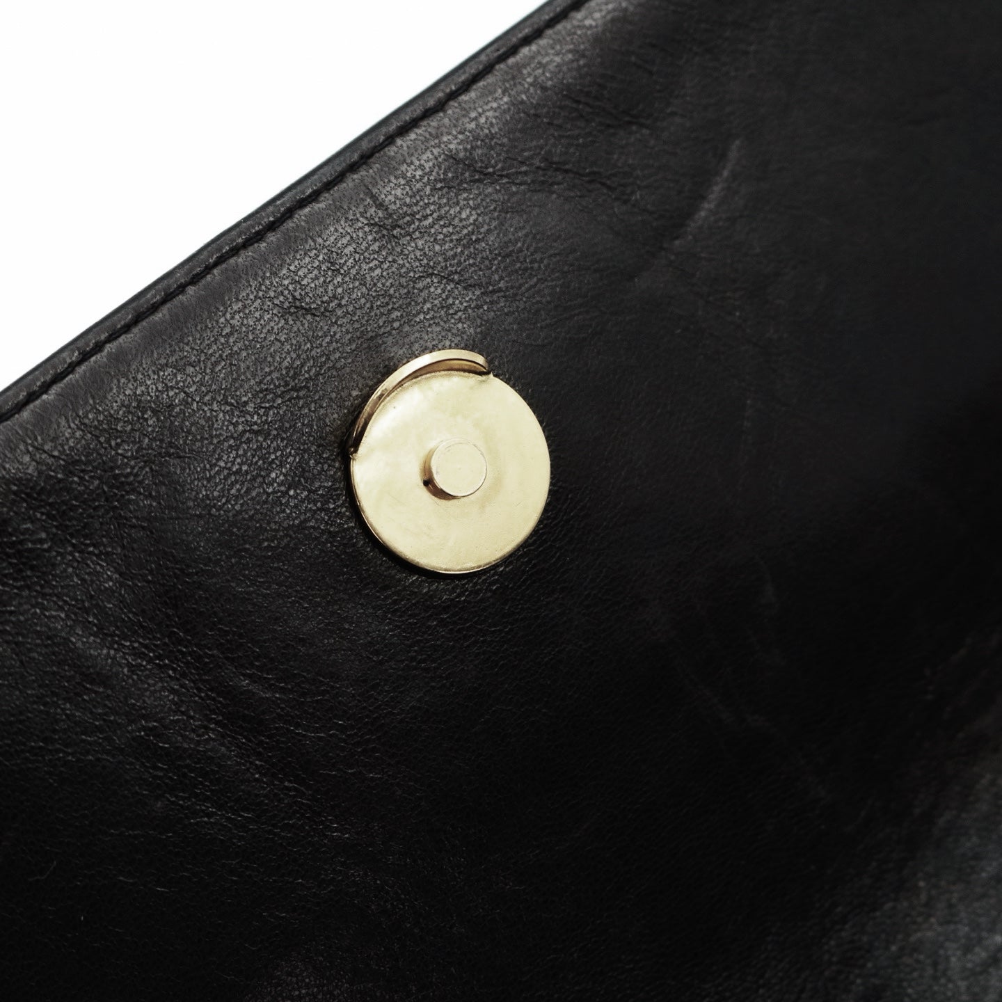CHANEL So Black Lambskin CC Messenger Bag [Used]