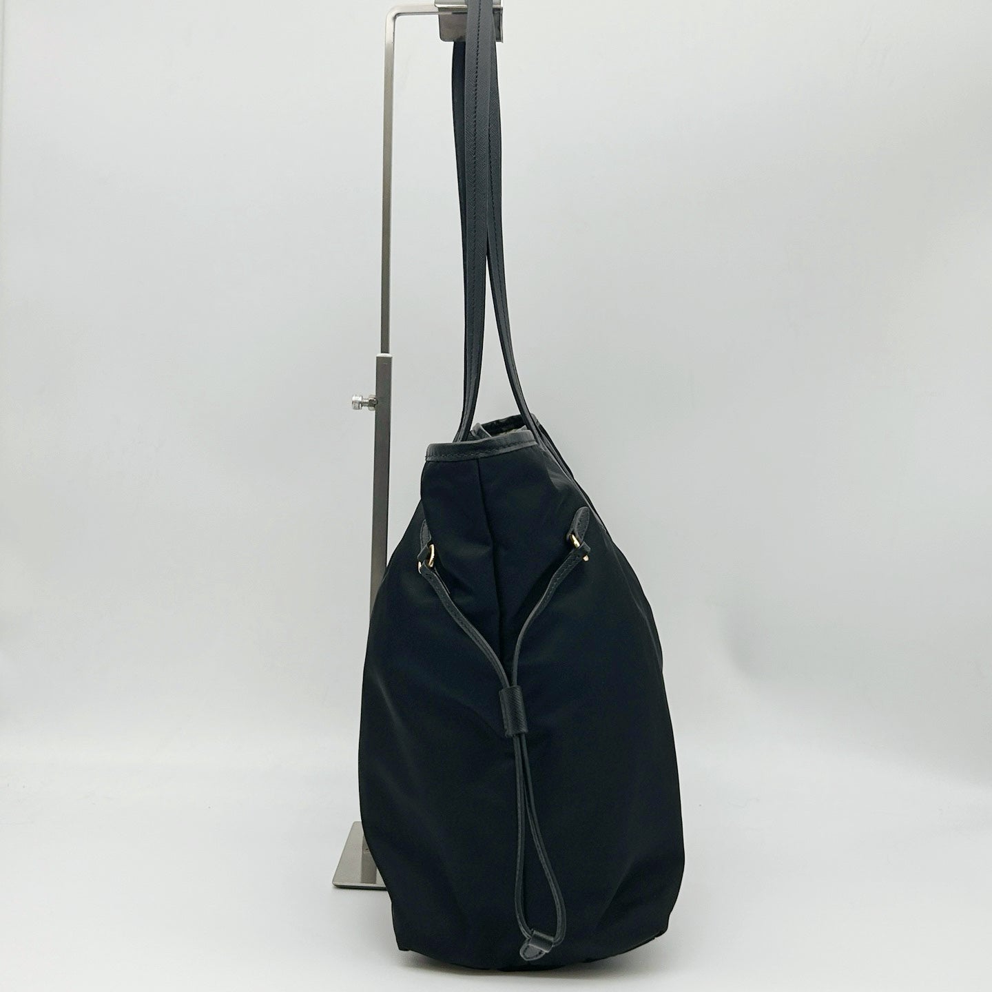PRADA Black Nylon Large Tote Bag [Used]