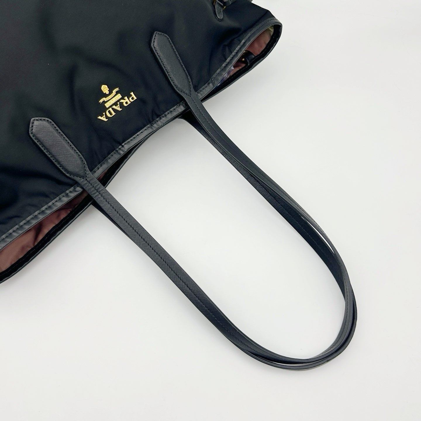 PRADA Black Nylon Large Tote Bag [Used]