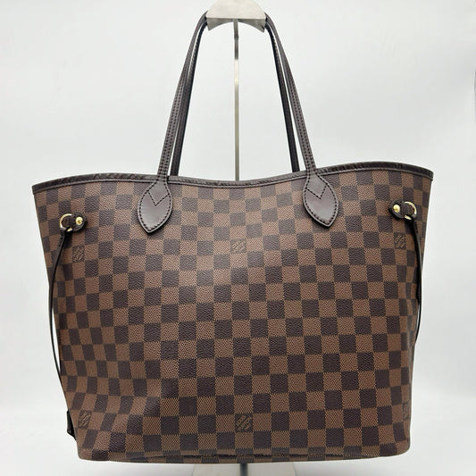 LOUIS VUITTON Damier Ebene Neverfull MM Tote Bag [Used]